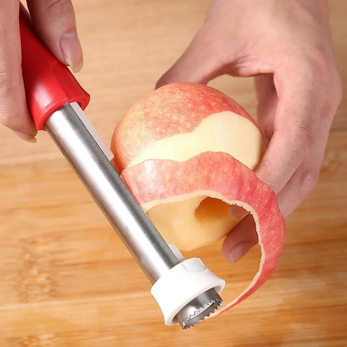 ✨2 in 1 Apple Corer and Peeler - Stainless Steel Fruit Corer